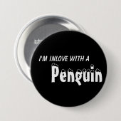 liefde ronde button 7,6 cm (Voorkant /achterkant)