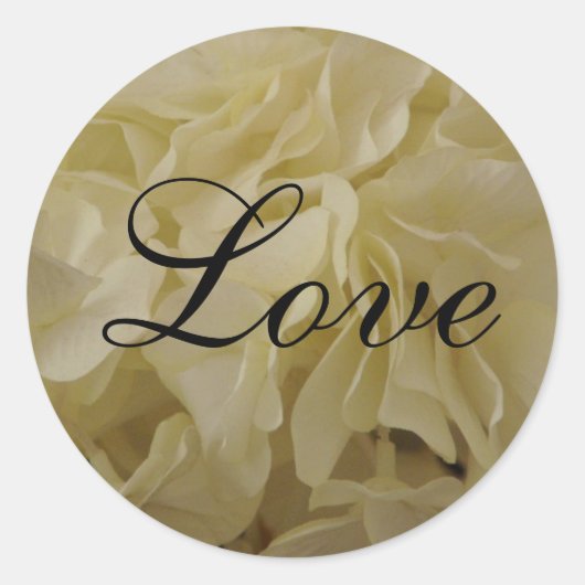 Liefde Ronde Sticker (Voorkant)