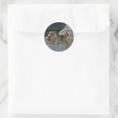 Liefde Ronde Sticker (Tas)