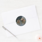 Liefde Ronde Sticker (Envelop)