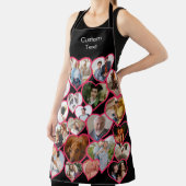 Liefde Rood Hart | Aangepaste 20 foto's Collage & Schort (Insitu)