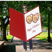 Liefde Rood Wit Goud Dubbele Hart Valentijnsdag