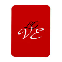 Liefde Rood Wit Zwart Kleur Wenskaart