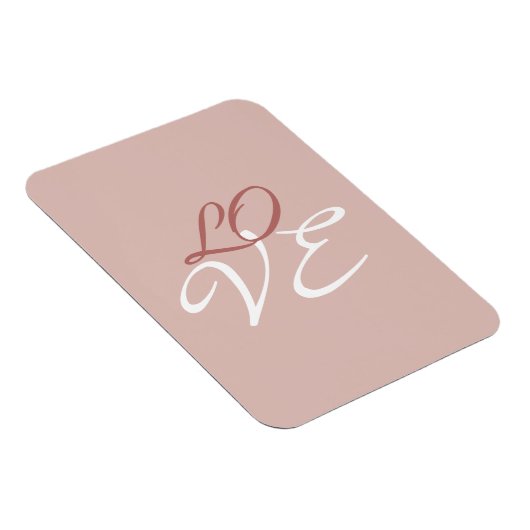 Liefde Roos Gouden Kleur Kalligrafie Script Magneet (Rechterzijde)