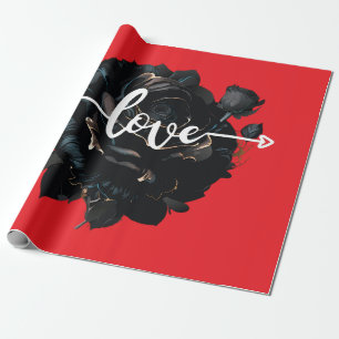 Liefde Roos-omlooppapier Cadeaupapier