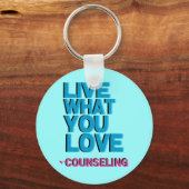 Liefde roze adviescadeaus sleutelhanger (Voorkant)