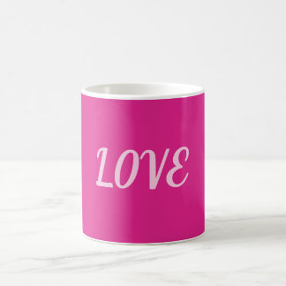 Liefde roze koffiemok