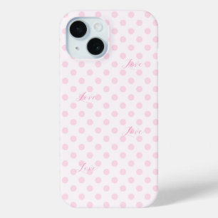 Liefde Roze Polka Dots Patronen