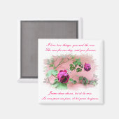 Liefde & Rozen Magneet (Voorkant / Achterkant)