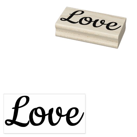 Liefde Rubberstempel (Gestempeld)