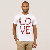 Liefde – Ruby Edelsteen Lettering T-shirt (Voorkant volledig)