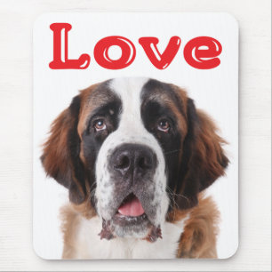 Liefde Saint Bernard Puppy Hond Muismat