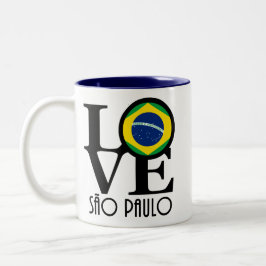 LIEFDE São Paulo 11oz Tweekleurige Koffiemok