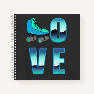 Liefde Schaatsen Dubbelzijdig Journaal Notitieboek