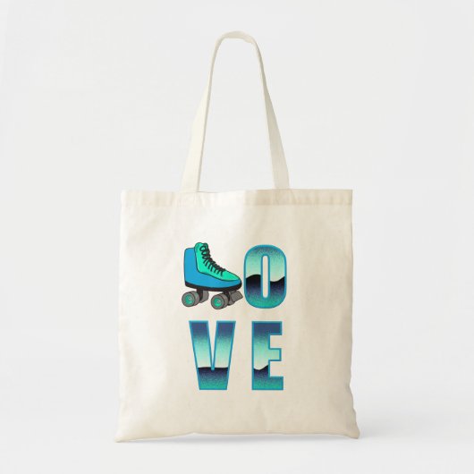 Liefde schaatsen tote bag (Voorkant)