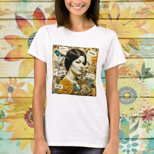 Liefde, Schoonheid, Inspireren, Droom en Hoop Vint T-shirt
