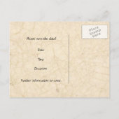 Liefde Schrift Save the Date Aankondigingskaart (Achterkant)