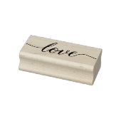 Liefde Script modern en elegant Rubberstempel (Stempel)
