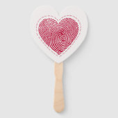 Liefde Set van Fans Handwaaier (Achterkant)