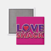 Liefde shack magneet (Voorkant / Achterkant)
