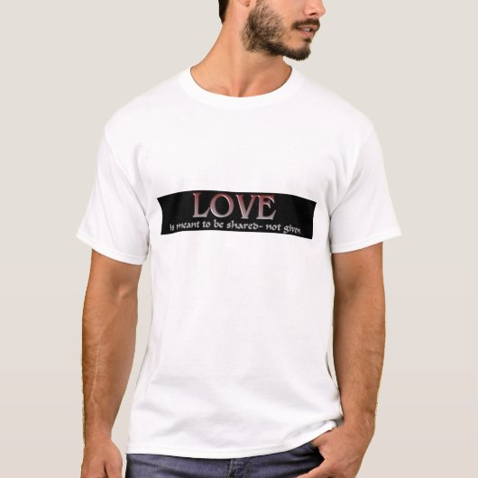 Liefde shirt (Voorkant)
