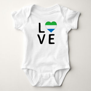 Liefde - Sierra Leone vlag Romper