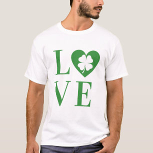 Liefde Sint-Patrick's dag T-shirt