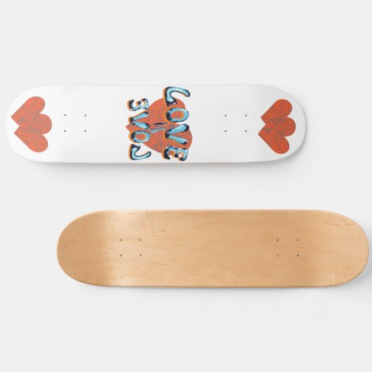 Liefde Skateboard (Horizontaal)
