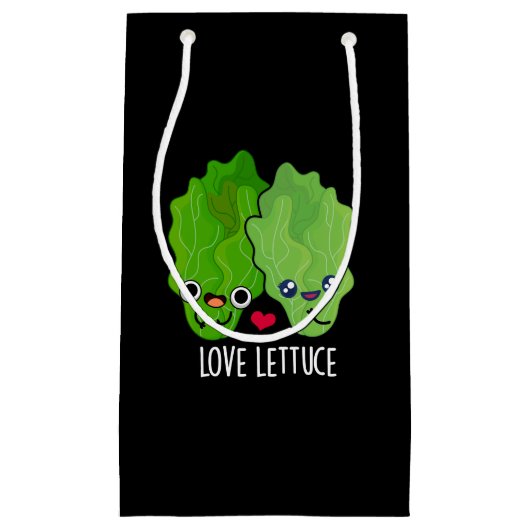 Liefde Sla Grappige Veggie Pun Klein Cadeauzakje (Voorkant)