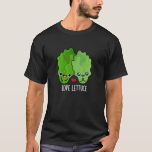 Liefde Sla Grappige Veggie Pun T-shirt