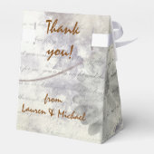 Liefde slaagt nooit in bruiloft of Valentijn Bedankdoosjes (Achterkant)