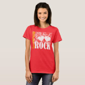 Liefde: Solid als Rock Design T-Shirt (Voorkant volledig)