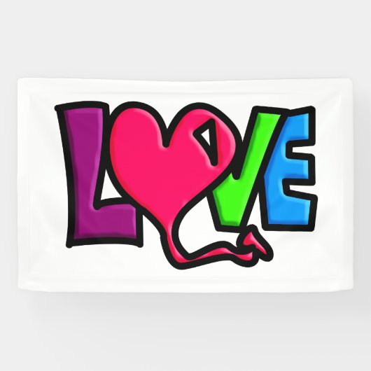 Liefde Spandoek (Horizontaal)