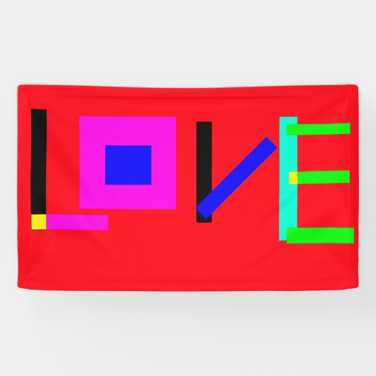 Liefde Spandoek (Horizontaal)