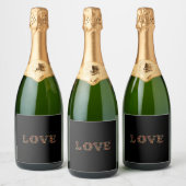 Liefde Sparkling Wijnetiket (Flessen)