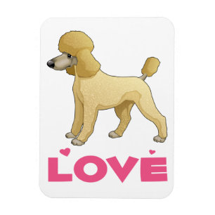 Liefde Speeltje Miniatuur Poodle Puppy Hond Koelka Magneet