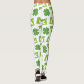 Liefde St Patrick's Day Clover Leggings (Achterkant)