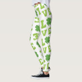 Liefde St Patrick's Day Clover Leggings (Links)