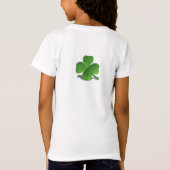 Liefde St Patrick's Day Shamrock Circle Persoonlij T-shirt (Achterkant)