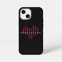 Liefde statistiek iPhone case (donkere kleur)