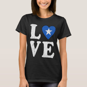 Liefde steun Somalië Ik sta bij Somalië T-shirt