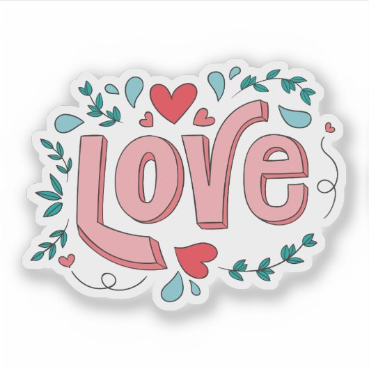 Liefde sticker (Voorkant)