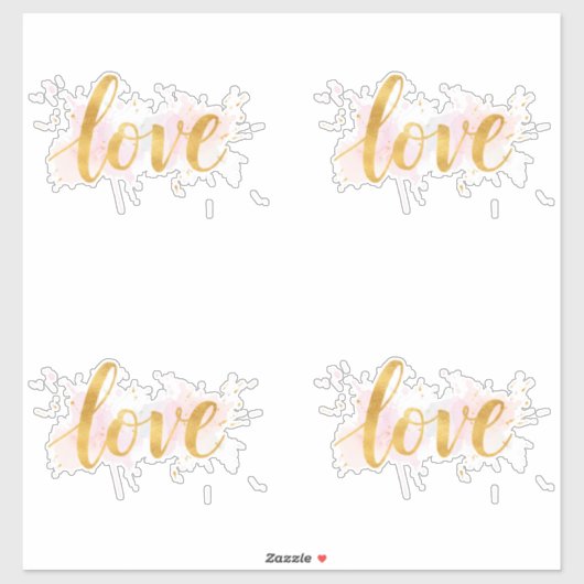Liefde Sticker (Vel)