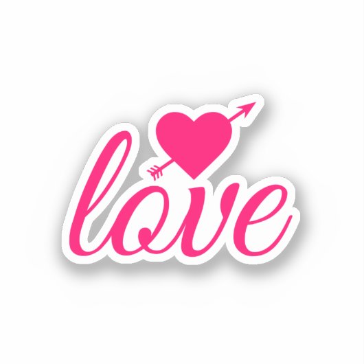 Liefde Sticker (Voorkant)