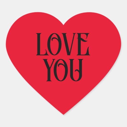 Liefde Sticker (Voorkant)