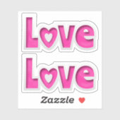 Liefde Sticker (Vel)