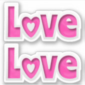 Liefde Sticker (Voorkant)