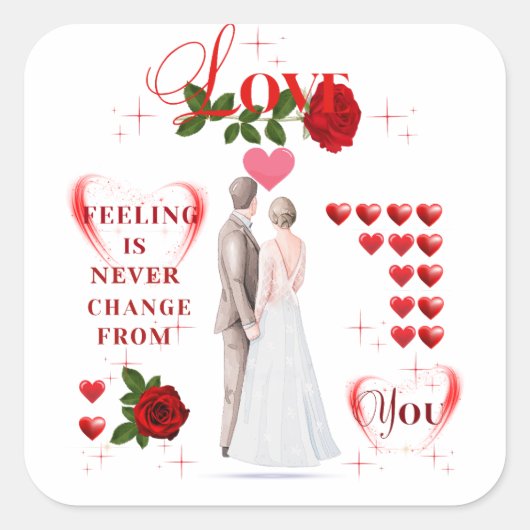 liefde stickers (Voorkant)