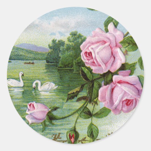  Liefde Stickers - Zwanen (Voorkant)