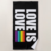 Liefde Strandlaken (Voorkant)